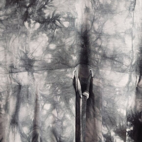 Sweaty Betty Take It Easy Tie Dye Black Dress Size S Sleeveless V Neck Pockets - Picture 12 of 14